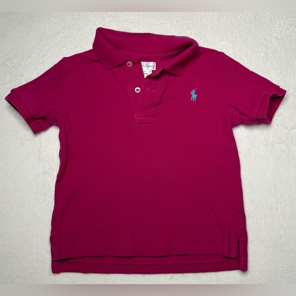 Ralph Lauren Kids Fuchsia Polo Shirt